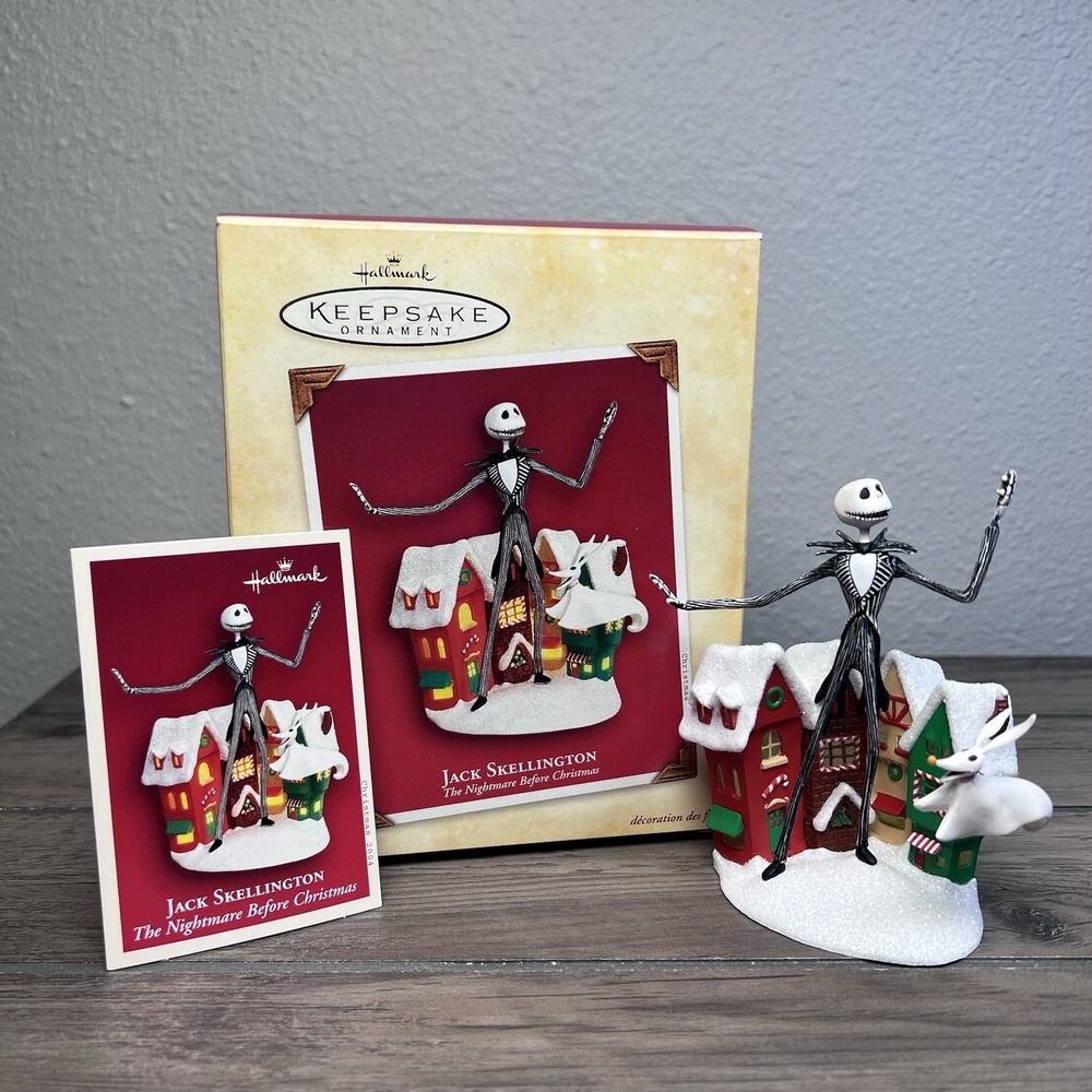 Hallmark Vintage 2004 Jack Skellington Nightmare Before Christmas Ornament NIB